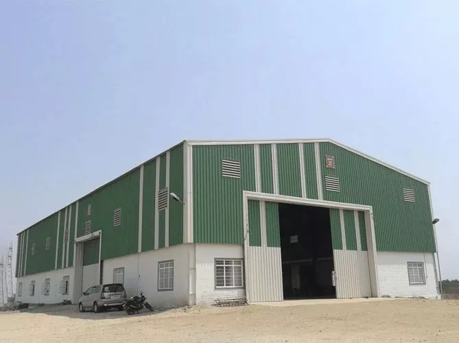 Clădire practică și frumoasă de depozite metalice prefabricate
