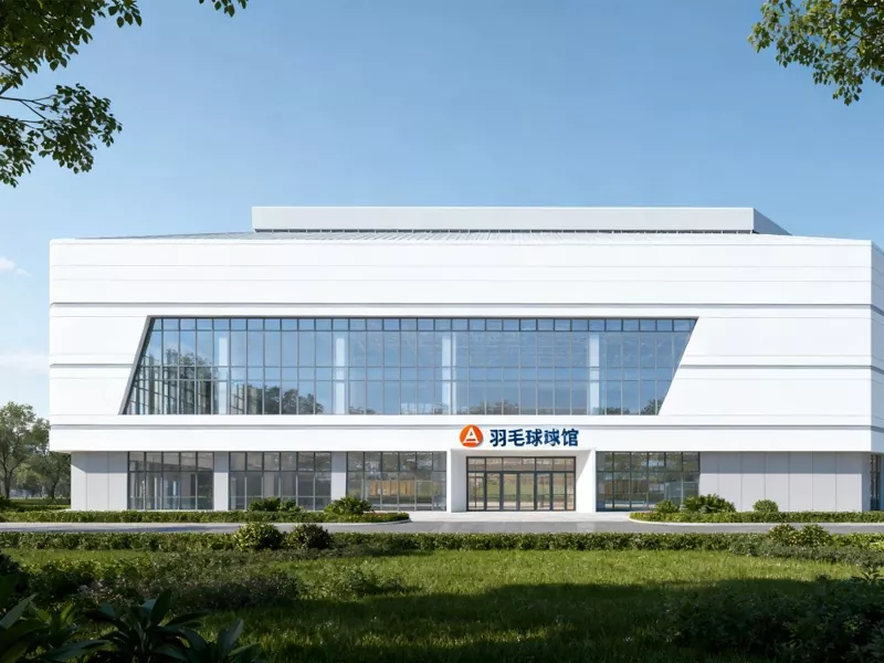 Sala de badminton cu structură de oțel Sala de badminton cu structură de oțel