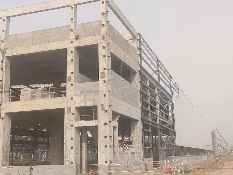 Construcția depozitului de structură din oțel